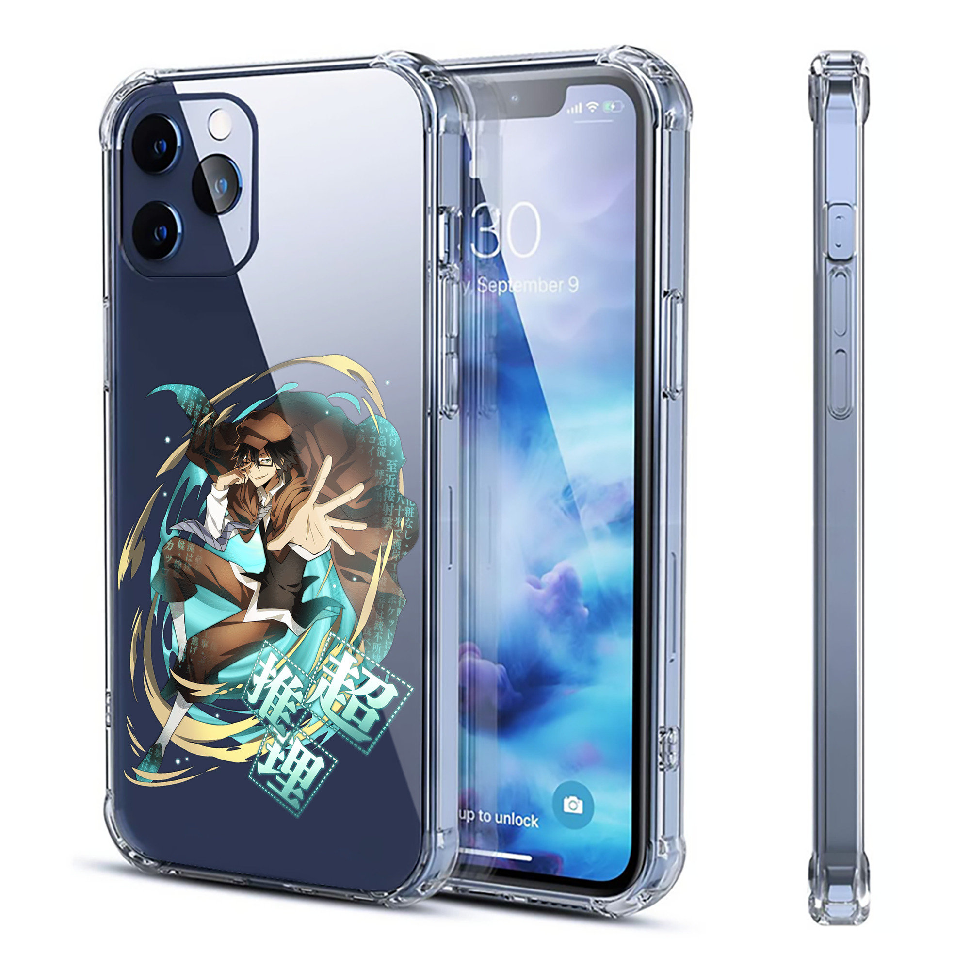 （画像用） 文豪ストレイドッグス Bungo Stray Dogs 【iPhone 12シリーズ対応】透明スマホケース（クリアソフトケース）